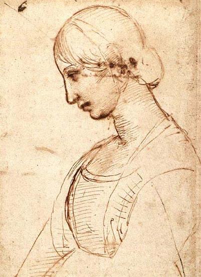 RAFFAELLO Sanzio Waist-length Figure of a Young Woman